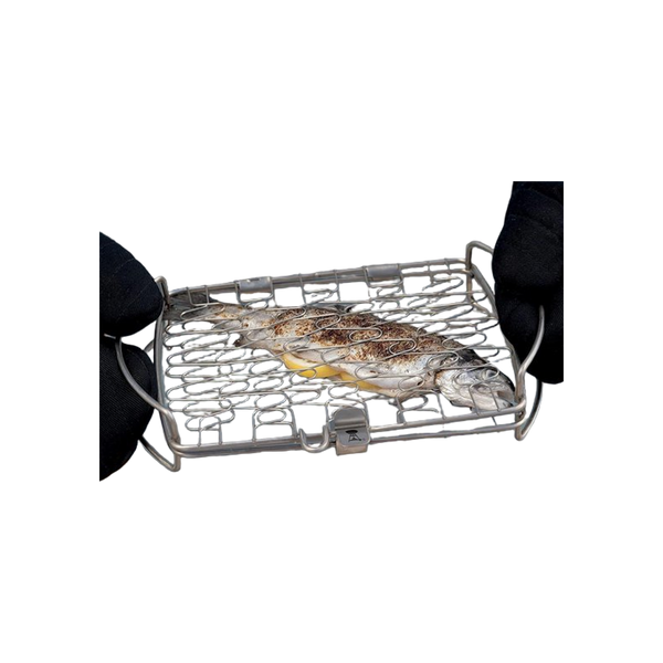 Weber Viskorf Klein Edelstahl Grillkorb für Fisch