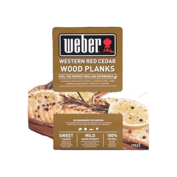 Weber Cederhouten rookplank - klein