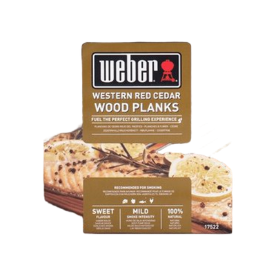Weber Cederhouten rookplank - klein