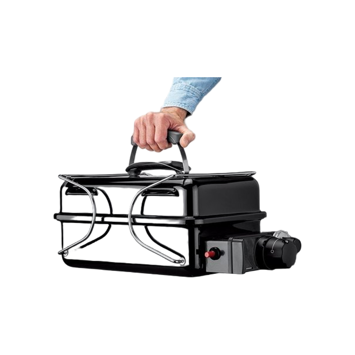 Weber Go-Anywhere Gas BBQ Draagbare Zwarte Gasbarbecue