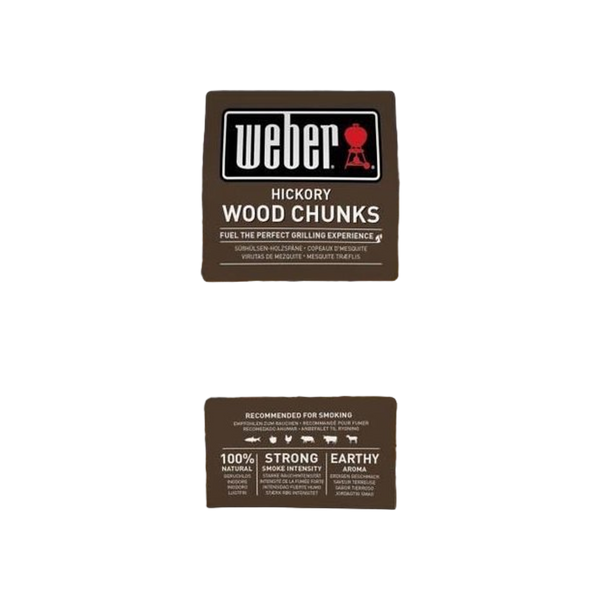 Weber Houtblokjes 1,5 kg, Hickory