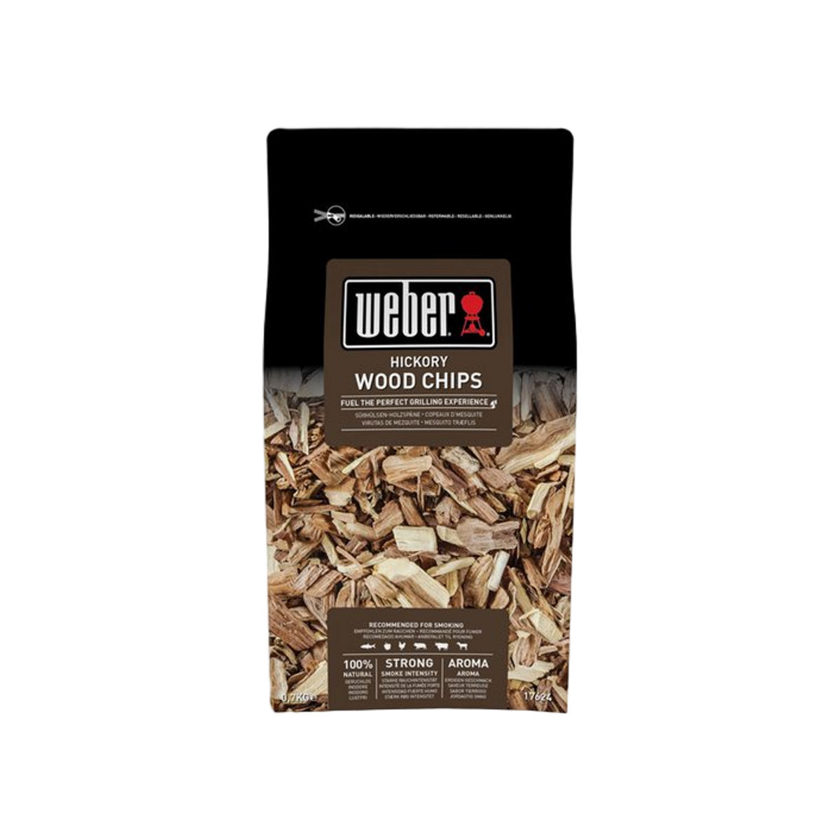 Weber Hickory Wood Chips 0.7 kg for Smoking