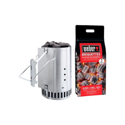Weber Brikettenstarterset für Holzkohlegrill