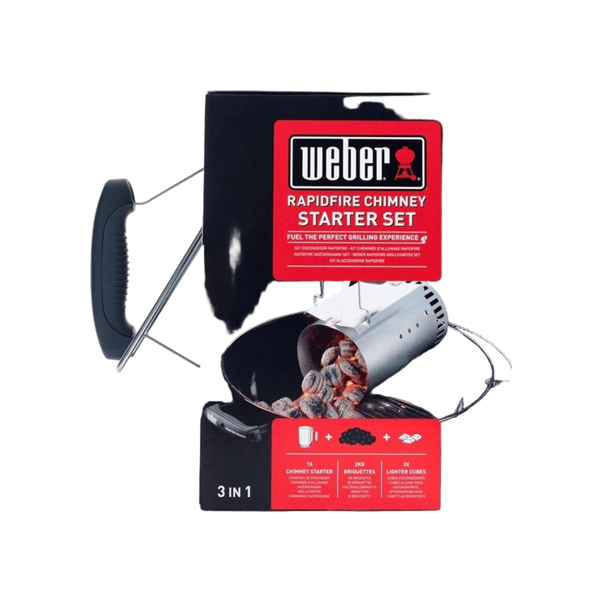 Weber Brikettenstarterset für Holzkohlegrill