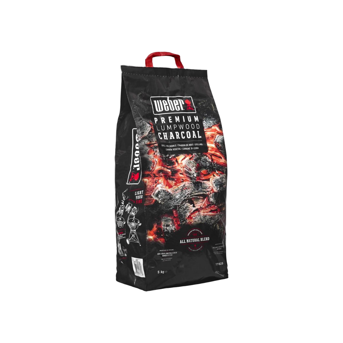 Weber Holzkohle 5 kg Premium Grillkohle