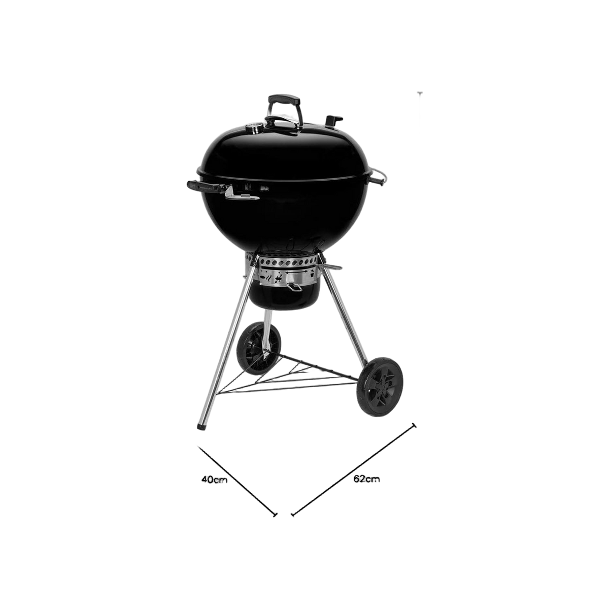 Weber Master-Touch GBS E-5750 Charcoal Barbecue 57cm Black