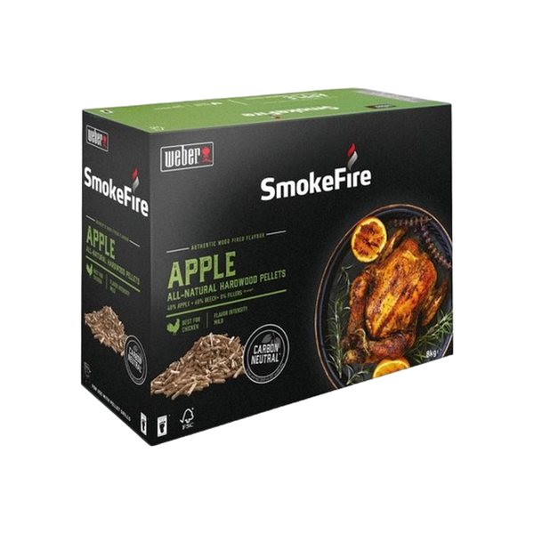 Weber Wood Pellets Apple 8kg Premium BBQ Smoking Pellets