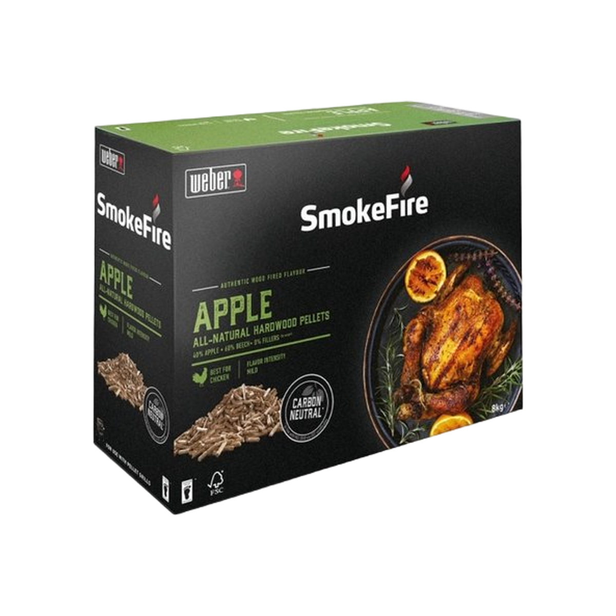 Weber Wood Pellets Apple 8kg Premium BBQ Rookpellets