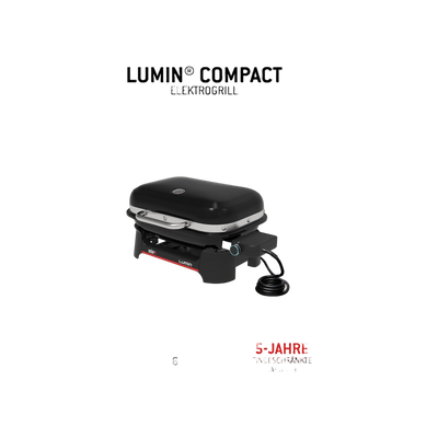 Weber Lumin Compact Elektrische Barbecue Zwart