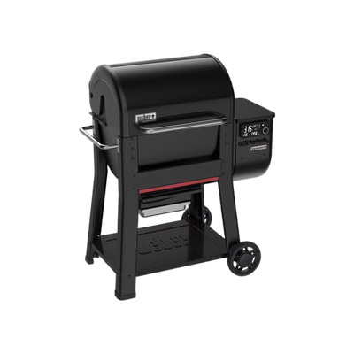Weber Searwood® Pelletbarbecue WiFi Slimme Grill Zwart