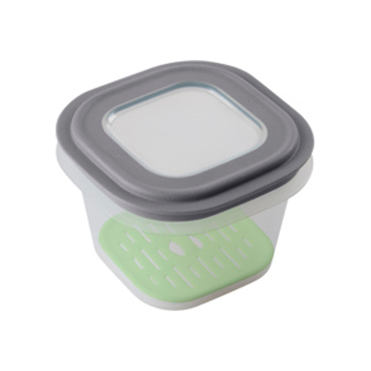 Sunware Sigma home vershouddoos met tray 0,8L transparant grijs