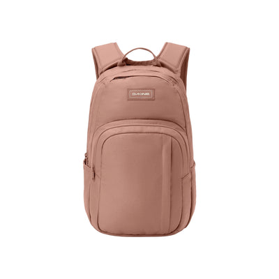 Dakine campus rugzak in roze met meerdere vakken en laptopcompartiment