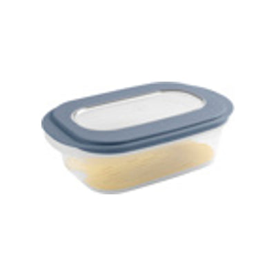 Sunware Sigma home kaasdoos met tray transparant blauw