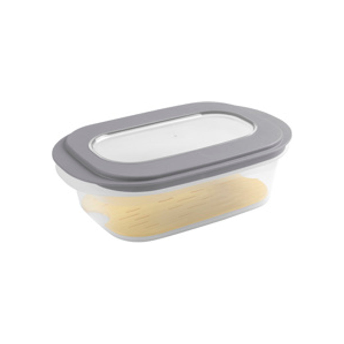 Sunware Sigma home kaasdoos met tray transparant grijs