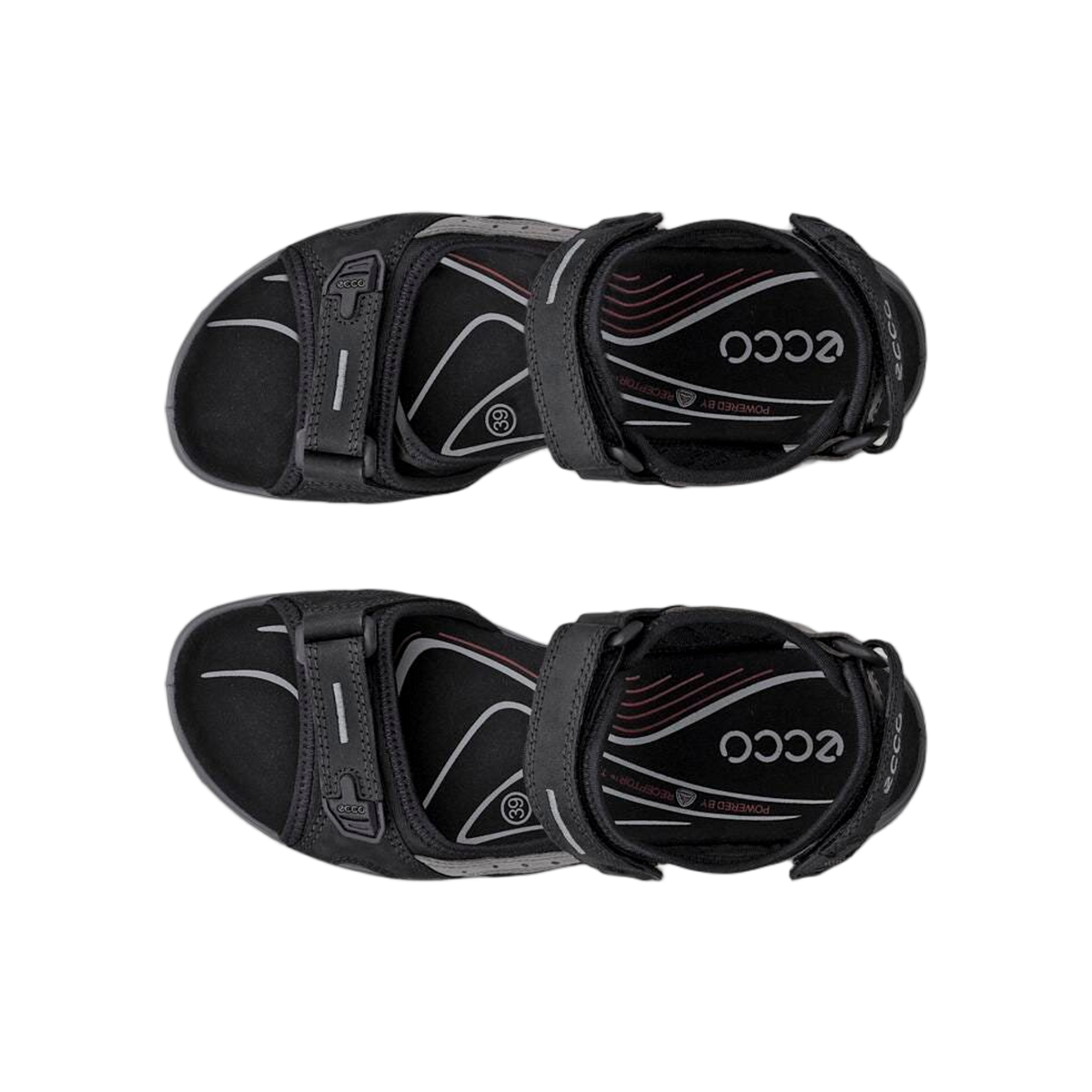 Ecco Offroad W Sandal — Black/Mole/Black