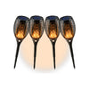ALPINOX - Solar Flame 80 LEDS Tuinfakkel - Set van 4 - LED Tuinverlichting IP65
