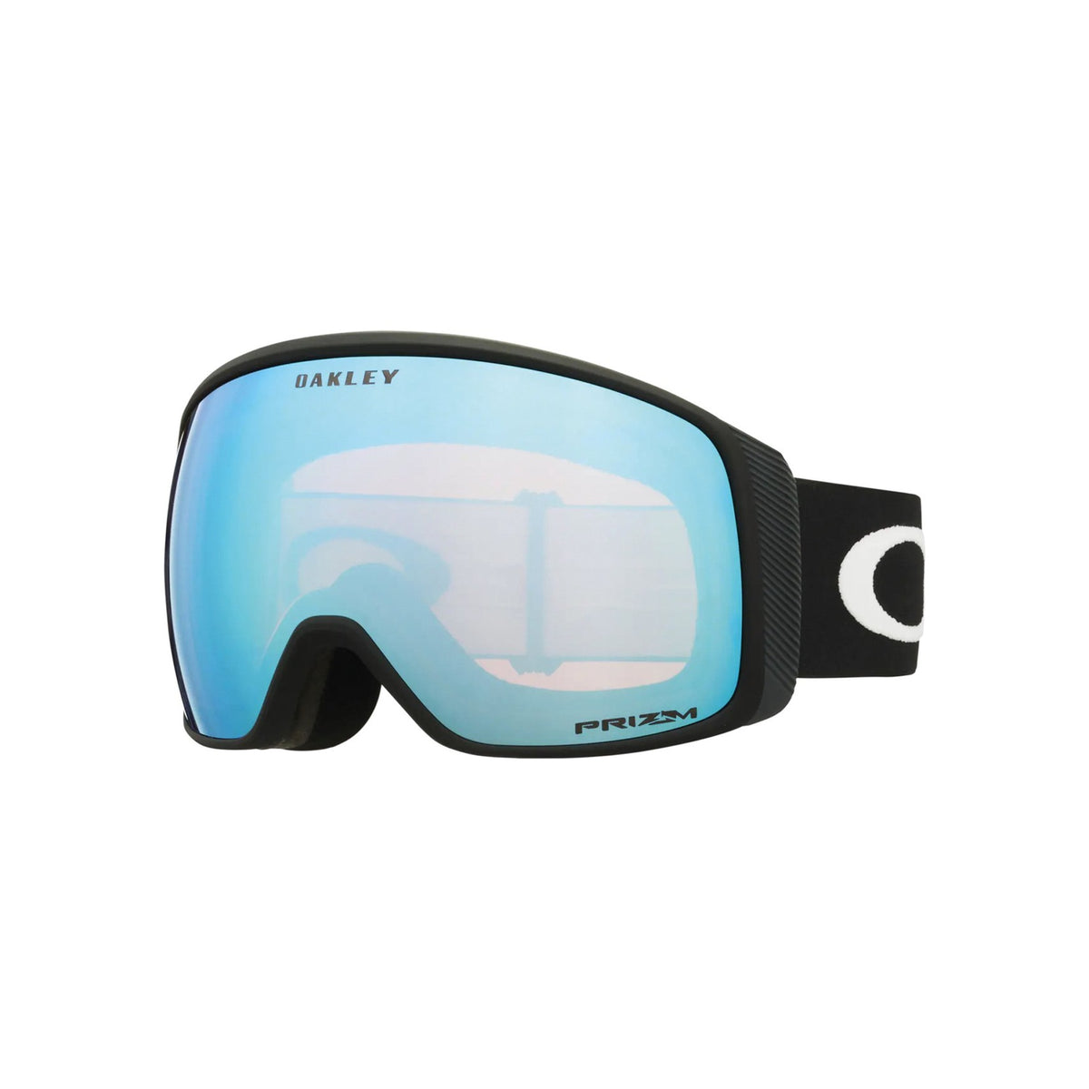 Oakley Flight Tracker XL skibril met Prizm blauwe lens en zwart frame voor wintersport