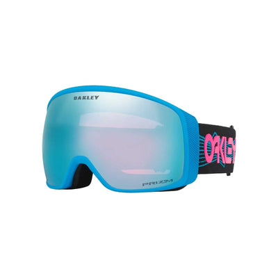 Oakley Flight Tracker XM skibril met blauw spiegelend Prizm Snow lens en Factory Pilot-band
