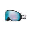 Oakley skibril met Prizm lens technologie en turquoise spiegelglas in zwart frame