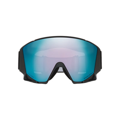 Skibril met blauw spiegelend lens en zwart frame voor wintersport en sneeuwsporten