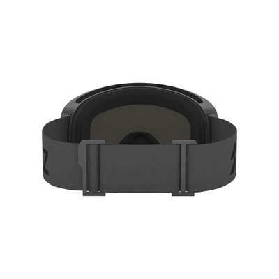 Zwarte horlogeband met moderne gesp en verstelbare sluiting voor smartwatch of sporthorloge
