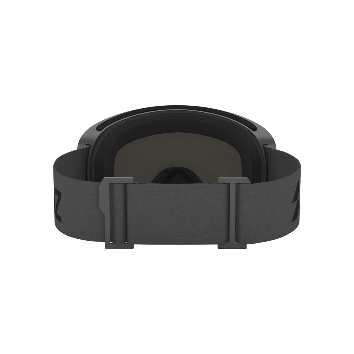 Zwarte horlogeband met moderne gesp en verstelbare sluiting voor smartwatch of sporthorloge