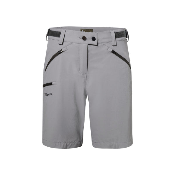 Pinewood Abisko Light Stretch Shorts W's — Mid Grey