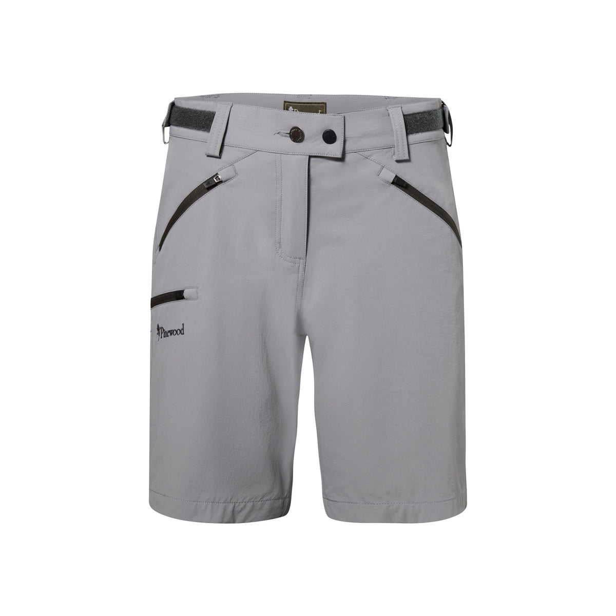 Pinewood Abisko Light Stretch Shorts W's — Mid Grey