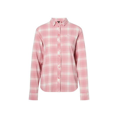 Pinewood Abisko Trekking InsectSafe L/S Shirt W's — L.Pink/White
