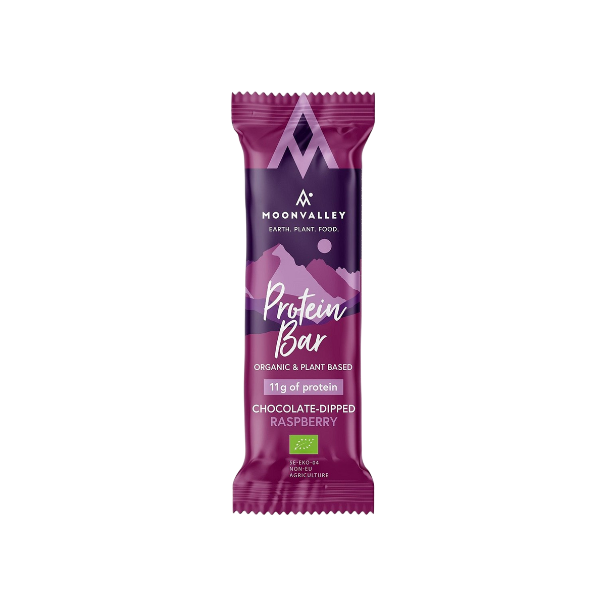 Moonvalley Organic Protein Bar - Chocolate Dipped Raspberry
