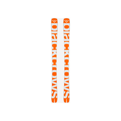 Oranje en witte Brick Lovers sleutelkoord met herhalend patroon, perfect voor sleutels of badges