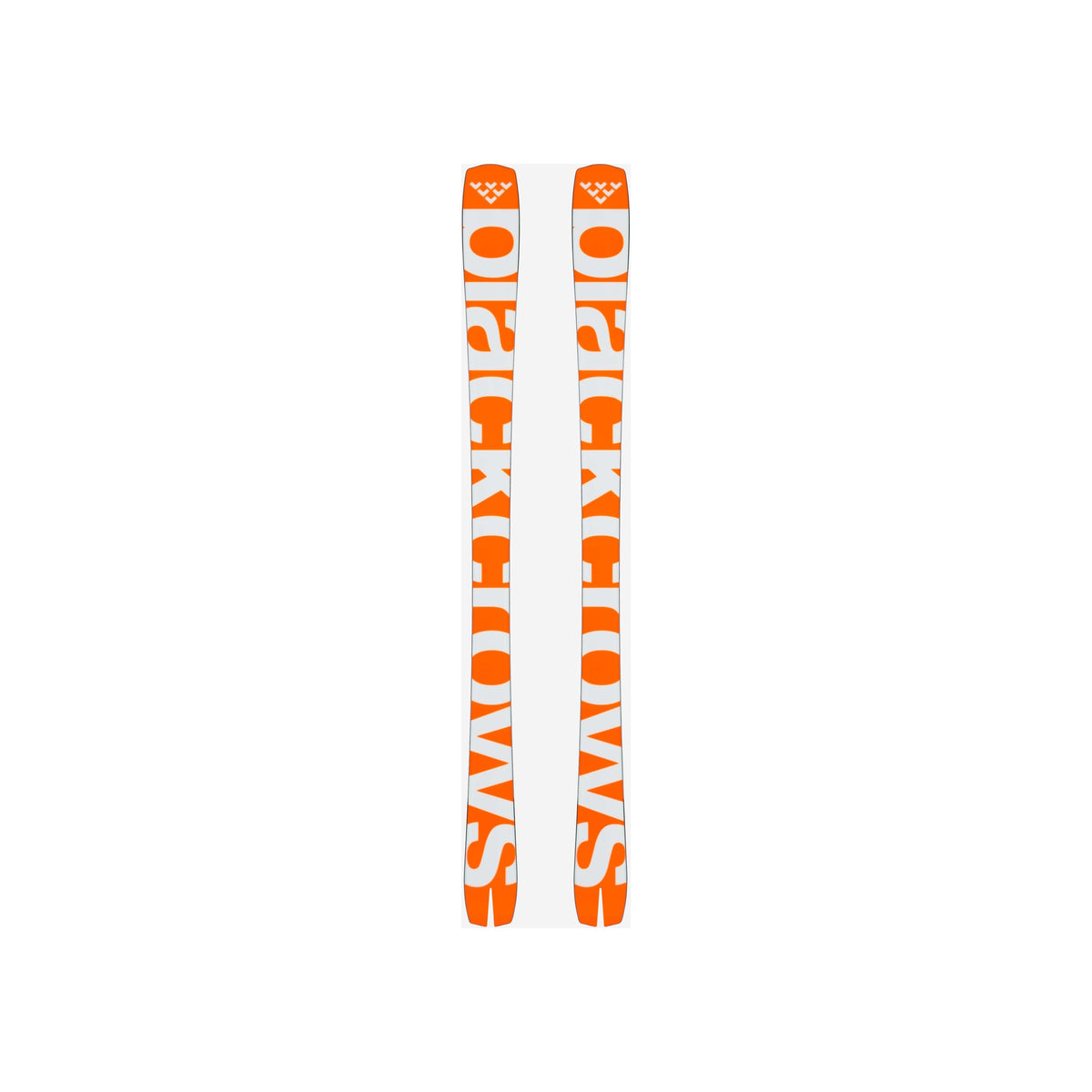 Oranje en witte Brick Lovers sleutelkoord met herhalend patroon, perfect voor sleutels of badges