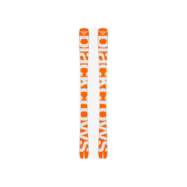 Oranje en witte Brick Lovers sleutelkoord met herhalend patroon, perfect voor sleutels of badges
