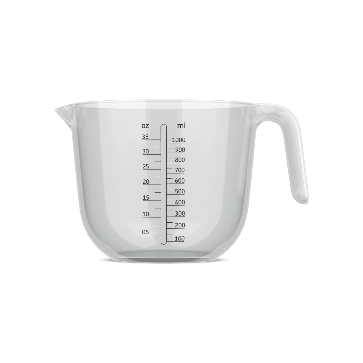 maatbeker chef it 1000 ml - helder