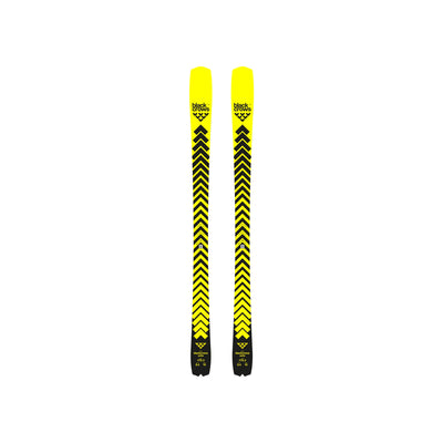 Black Crows Camox Freebird all-mountain freeride ski's geel met zwart chevron patroon