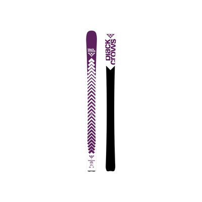 Black Crows Camox Freebird ski's met paarse graphic design en chevron patroon voor freestyle en freeride