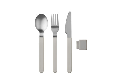 bestekset silueta 3-delig - nordic white