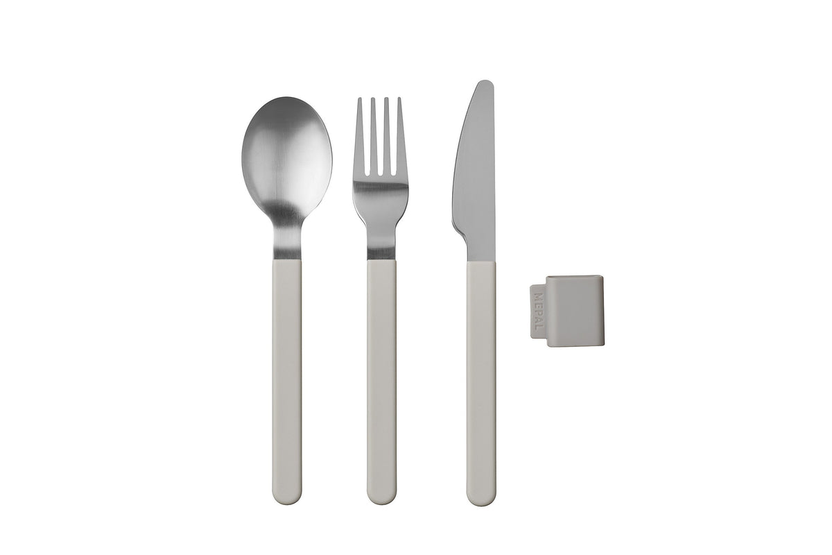 bestekset silueta 3-delig - nordic white