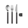 bestekset silueta 3-delig - nordic black