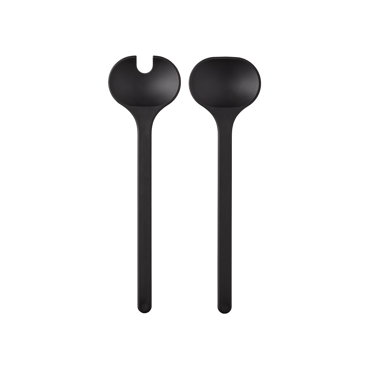 saladebestek silueta 2-delig - nordic black