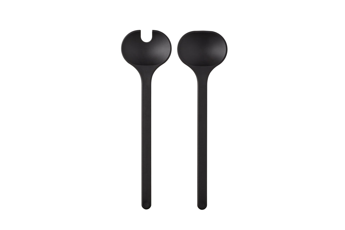saladebestek silueta 2-delig - nordic black