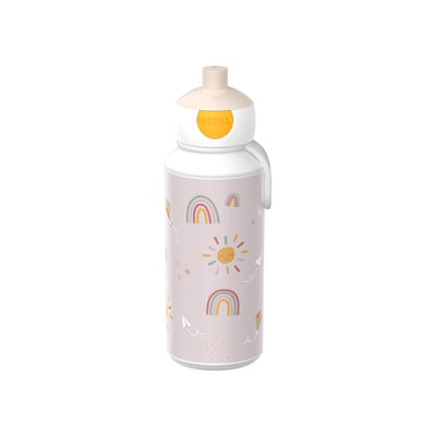 drinkfles pop-up campus 400 ml - sunshine & rainbow