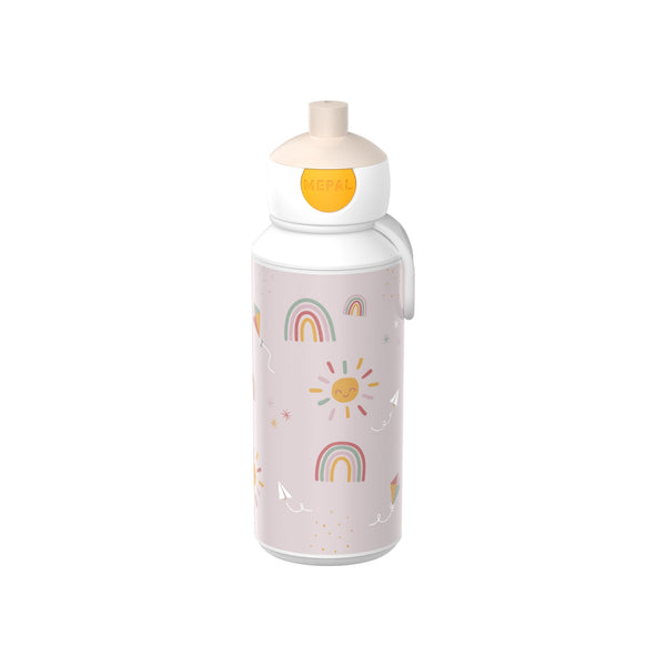 drinkfles pop-up campus 400 ml - sunshine & rainbow