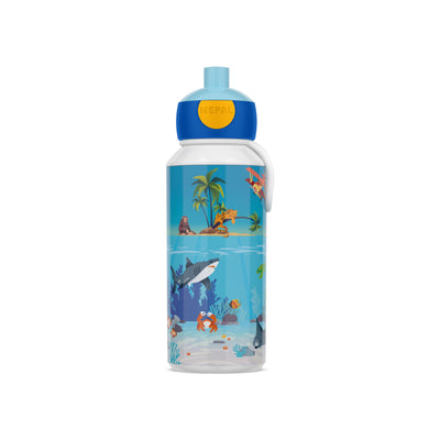 drinkfles pop-up campus 400 ml - tropical ocean