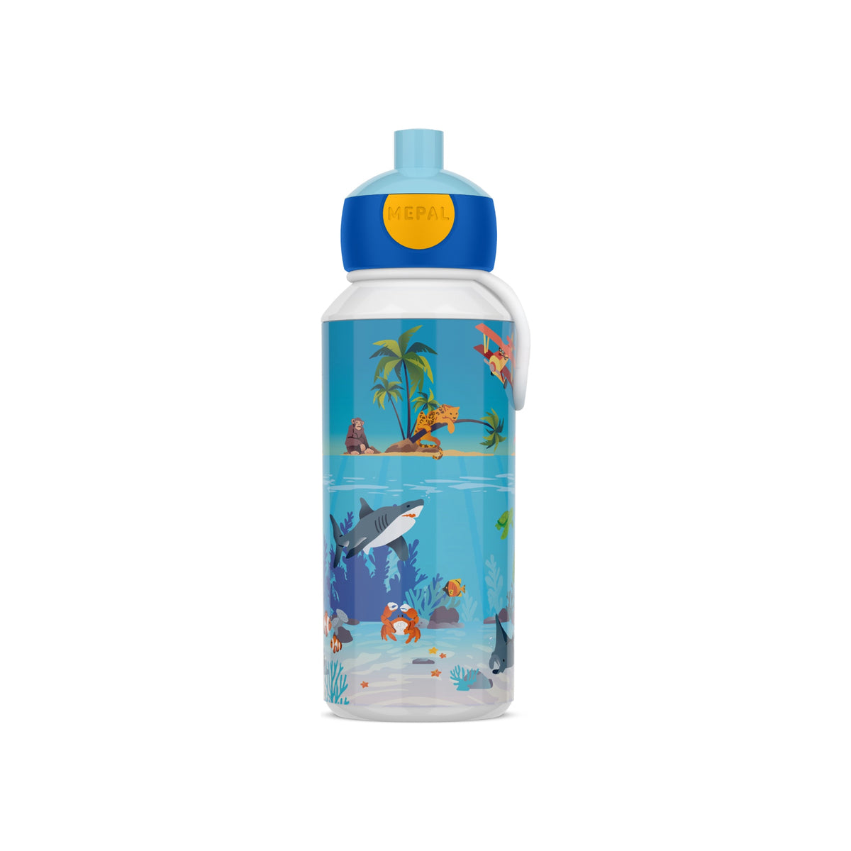 drinkfles pop-up campus 400 ml - tropical ocean
