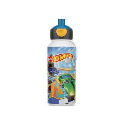 drinkfles pop-up campus 400 ml - hot wheels