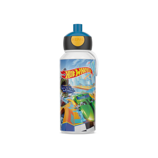 drinkfles pop-up campus 400 ml - hot wheels