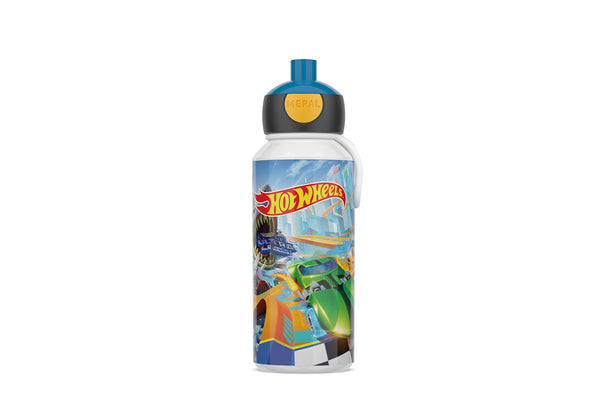 drinkfles pop-up campus 400 ml - hot wheels