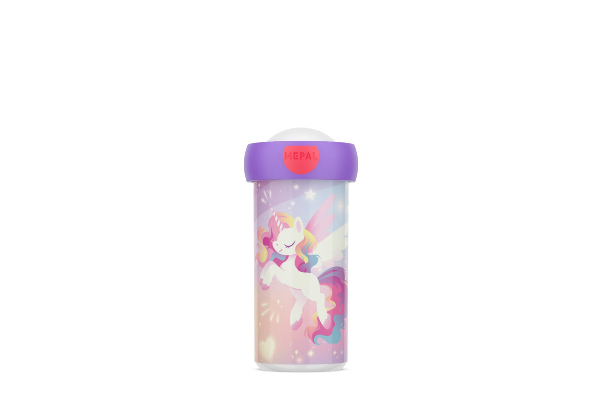 schoolbeker campus 300 ml - unicorn glow