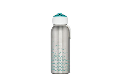 isoleerfles flip-up campus 350 ml - turquoise